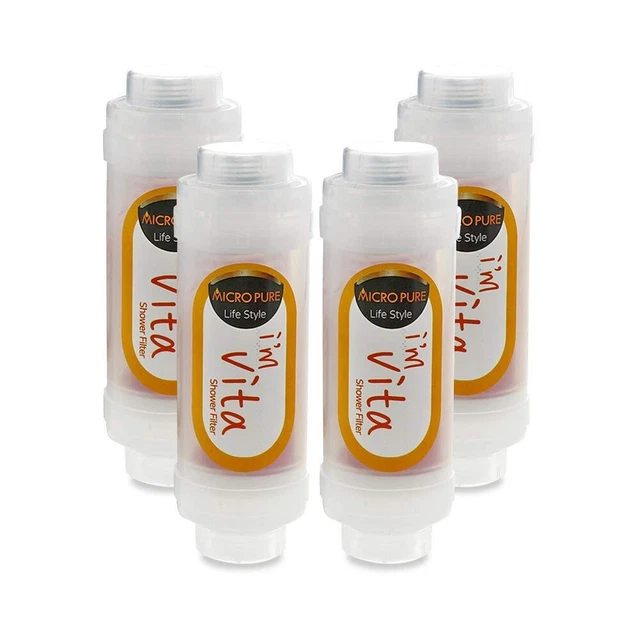 Paquete aromático de filtro de ducha Micro Pure I'm Vita limón, como nuevo, rosa y lavanda