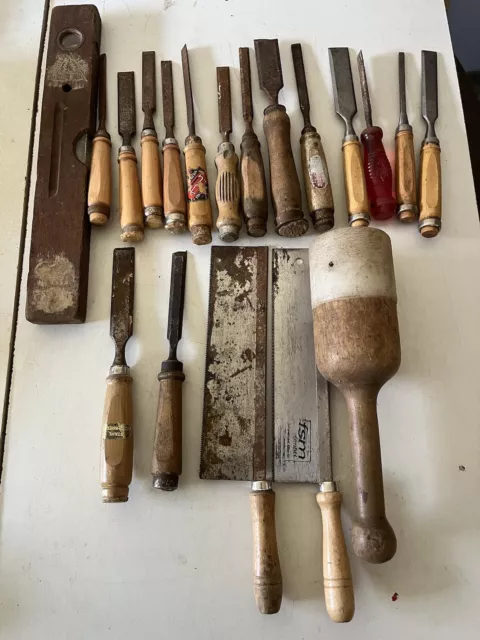 Werkzeug Konvolut : Diverse Tischler Werkzeuge