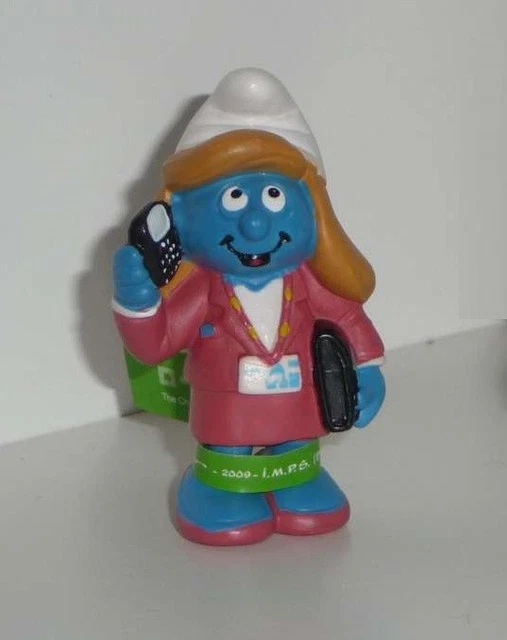 FIGURINE PVC SCHLEICH - smurf SCHTROUMPF carnaval 20107 - PEYO EUR 3,00