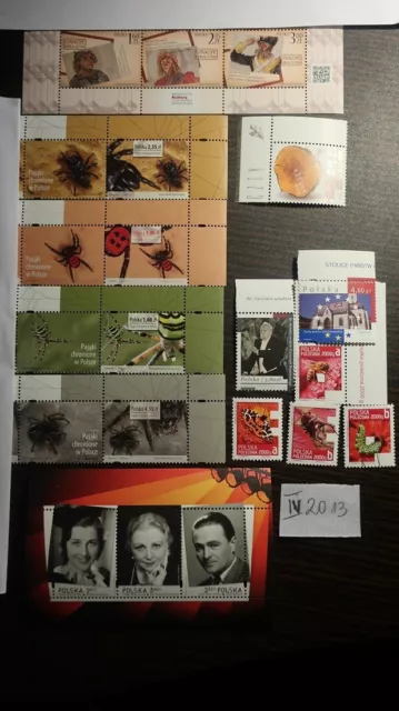 Polnische Briefmarken 4. Quartal - 2013