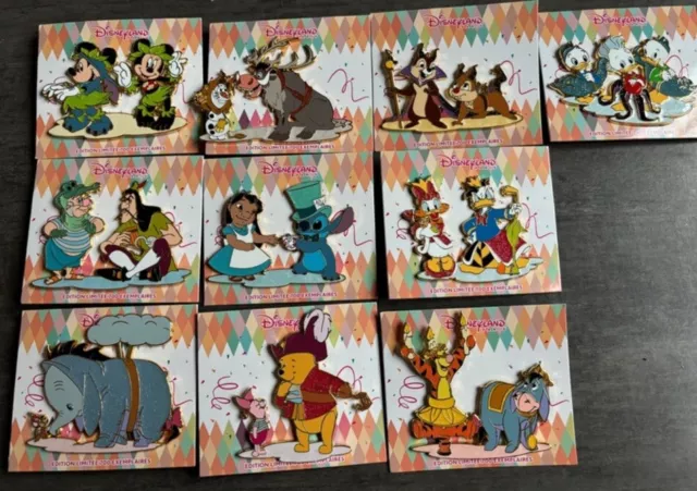 Pin’s Disney carnaval Lot de 10 édition Limitée 700, Neuf