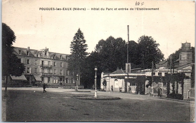 58 POUGUES LES EAUX - hotel du parc entree de l'Ets