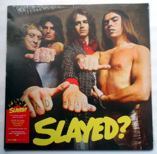 Slade - Slayed? Lp Splatter Vinyl 2021 Reissue *New - Creased Sleeve*