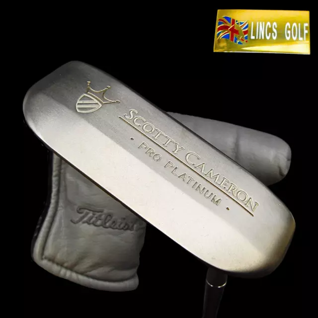 Scotty Cameron Titleist Pro Platinum Del Mar Three Putter 86.5cm Steel + HC Scotty Cameron Titleist Pro Platinum Del Mar Three Putter 86.5cm Steel + HC