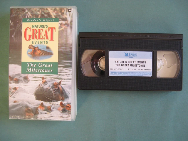 Reader S Digest Nature S Great Events 3 The Great Milestones 1996 Vhs