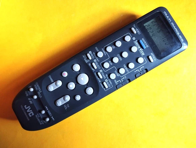 Télécommande JVC PQ11202 Pour Magnétoscope - Testée Et Fonctionnelle