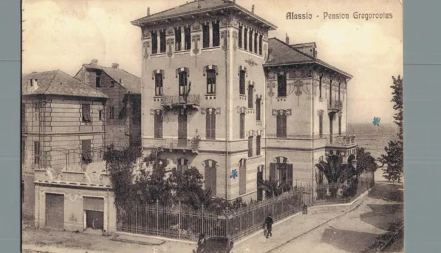 Savona Alassio Pension Gregorovius  F. piccolo  spedita
