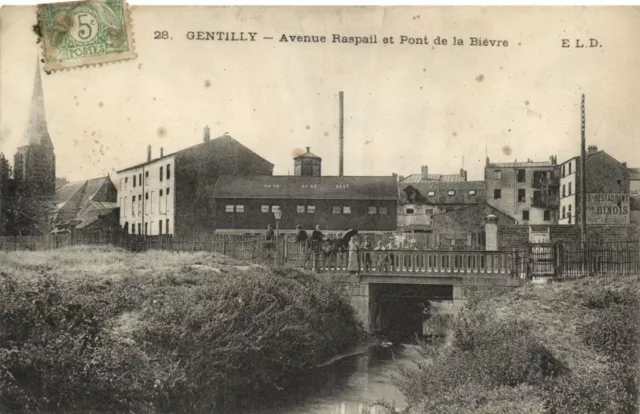 GENTILLY-Avenue Raspail et Pont de la Biévre CPA Saintry - L'Arcadie (180126)