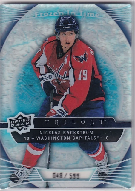 09/10 Ud Trilogy Nicklas Backstrom Frozen In Time Base Card Sp /599 #113