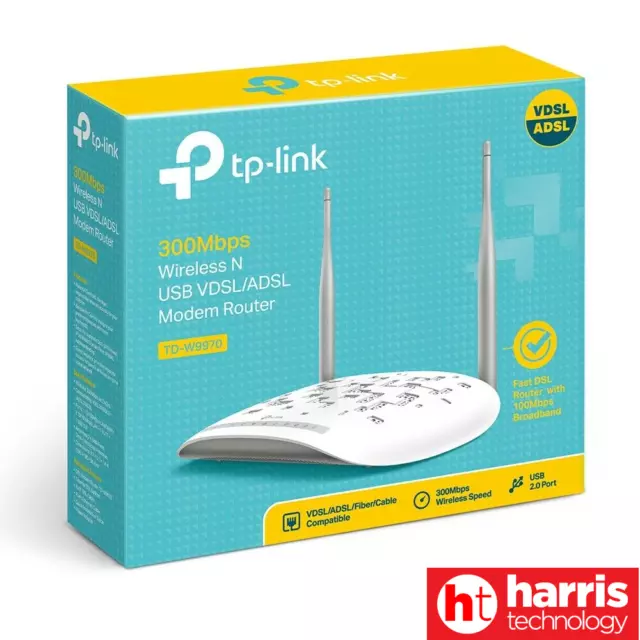 TP-Link TD-W9970 300Mbps Wireless N ASDL/VDSL2 Modem Router