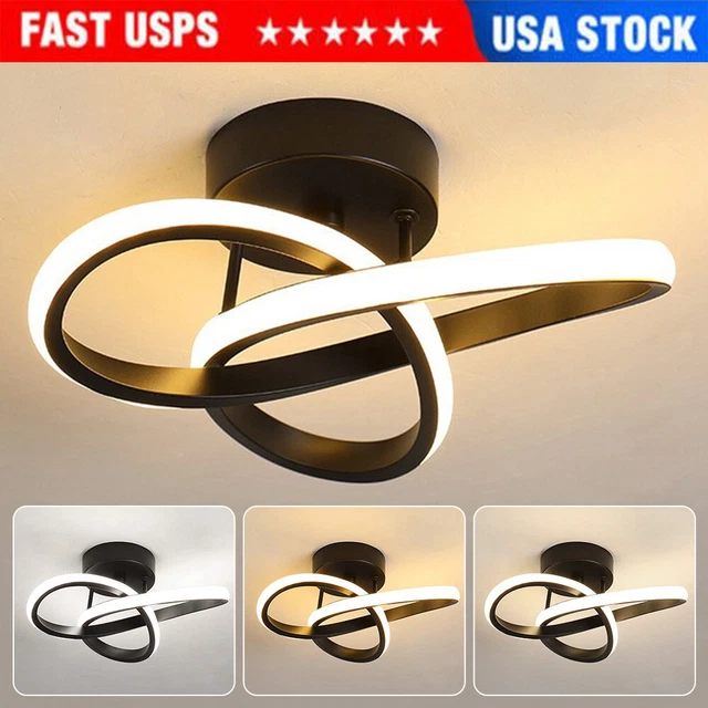 Modern Acrylic LED Ceiling Light Living Room Lighting Chandelier Lamp Fixture US