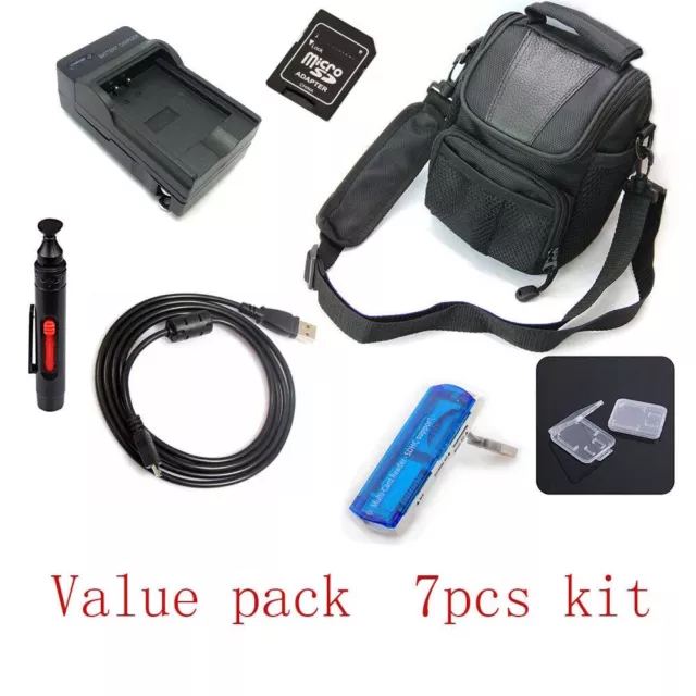 USB Cable+Camera bag+Battery Charger+Card Reader+For Nikon Coolpix D3100 gm