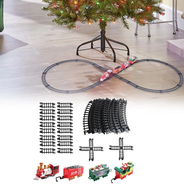 Grand Bas De Noël Arcadia Home Train Vert – 61 Cm, Rempli De Jouets, Neuf