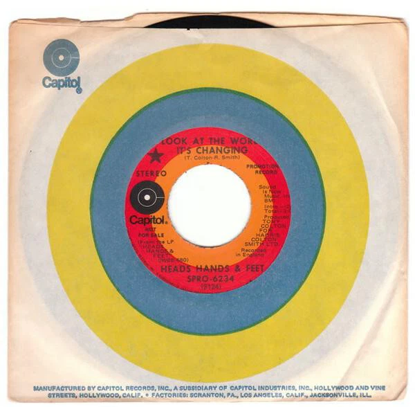 HEADS HANDS Feet Look At The World It's Changing Used Vinyl Rec
