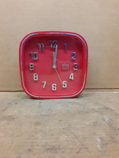 Orologio Vintage Bino Lorenz Design Parete Modernariato Wall Clock