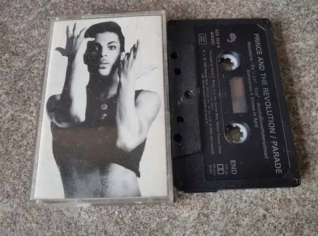 Prince and the revolution parade music cassette under the cherry moon