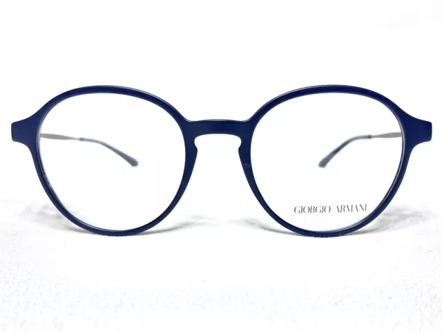 NEW Giorgio Armani AR7071 5059 Mens Matte Blue Round Eyeglasses Frames 49/19~145