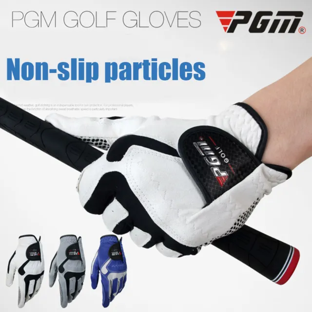 1pcs Anti Slip-particle Breathable Golf Gloves Mens StableGrip Left Right Hand