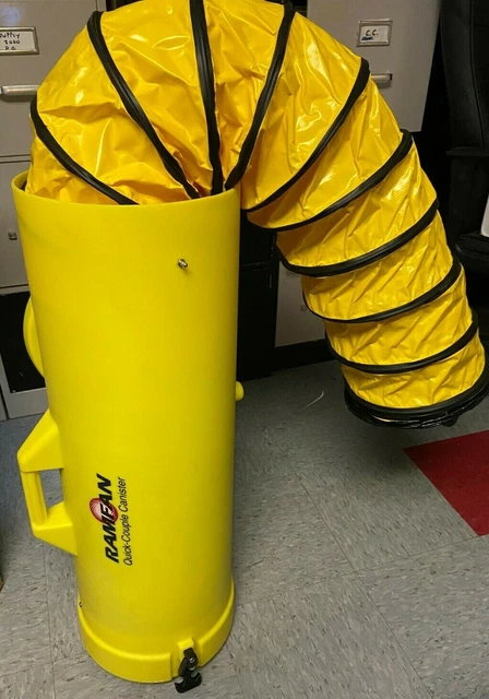 Ed7004Cl Euramco Ramfan Ub20 Confined Space Blower System Cannister, 25', New