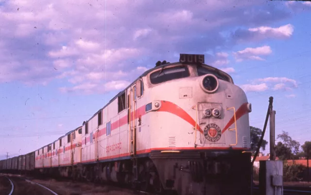 Duplicate  Train Slide Seaboard E-7 #3019  11/1950 Raleigh N Carolina