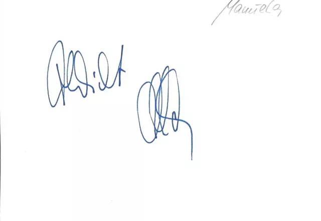 Manuela Autogramm signed 10x15 cm Karteikarte