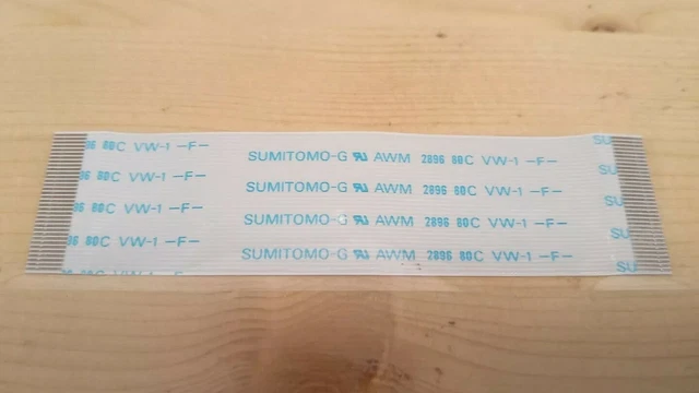 NAPPE SUMITOMO-G / AWM 2896 80C VW-1 -F- 34 pins / 70mm x 17.5mm / Non ...