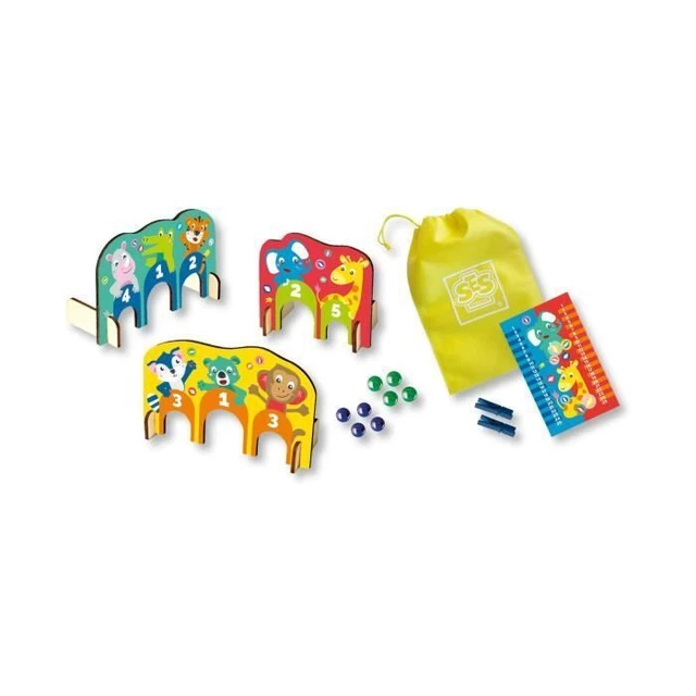 Jeu De Marelle Avec Anneaux Et Connecteurs Pour Enfants - 10 Anneaux De 36 Cm - Antidérapant, Matériau Souple - À Partir De 3 Ans - 10