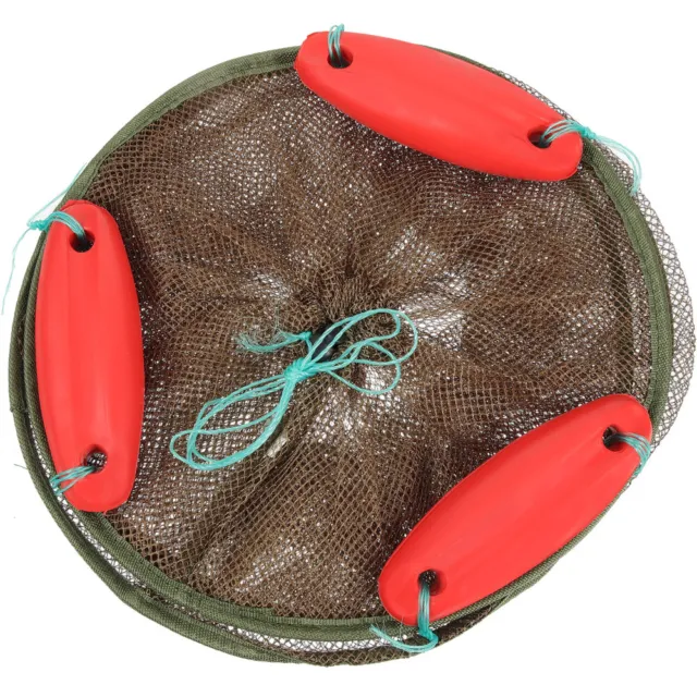 WIRE MESH FISHING basket 3x Outdoor Collapsible Fishing Net Fish Net Bait  $13.21 - PicClick