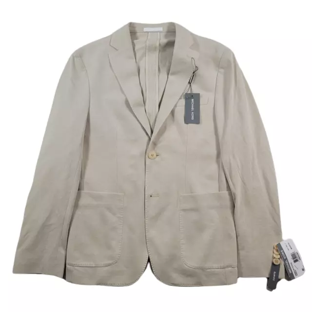Michael Kors Slim Fit Sport Coat Jacket Mens 36S 36 Tan Stretch Kimble $295