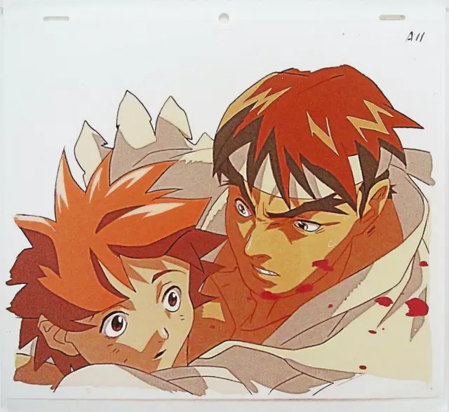 Street Fighter Zero Ryu Anime Production Cels and Animation, Lot #11137