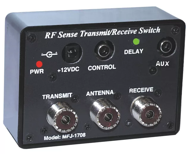 MFJ-1708SDR switch box automatico tra RX e TX commutato da linea SEND