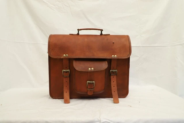 Neuf Épaule Marron Bandoulière Femmes Véritable Cuir Authentique Vintage Sac