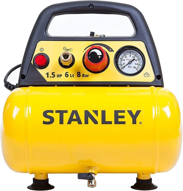 Stanley DN 200/8/6 compressore aria portatile 6 lt