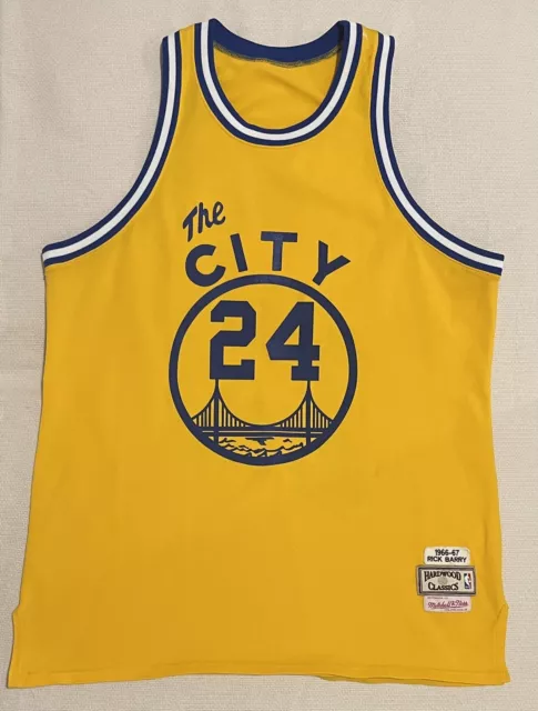Authentic Mitchell and Ness Warriors 1966-67 Rick Barry size 48 Authentic Mitchell and Ness Warriors 1966-67 Rick Barry size 48