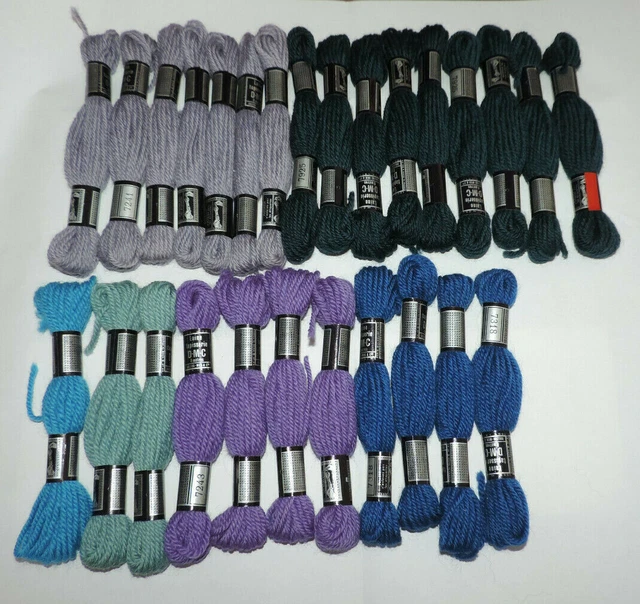 Lot De 12 écheveaux De Laine DMC - Numéro De Couleur 7786 - Occasion