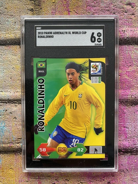 Panini Soccer Card Ronaldinho Brasil #60 World Cup Germany 2006 SGC 8,5  Nm-Mt+