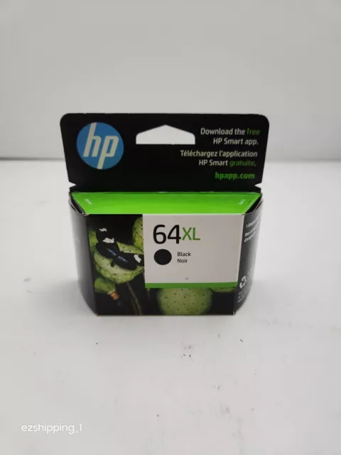 Genuine HP  64XL High Yield Black Ink Cartridge New 64 XL Original OEM 2025