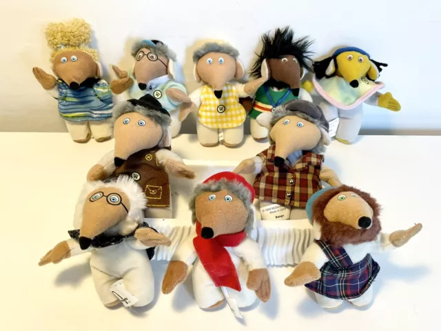 NEU The Wombles 10er Set McDonalds 1999 Happy Meal Spielzeug