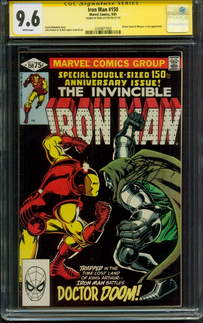 Invincible Iron Man 150 CGC SS 9.6 Layton vs Dr Doom 9/1981