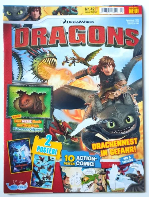 Dreamworks "Dragons" Magazin Ausgabe 42 - mit XXL Poster (ohne Extras)