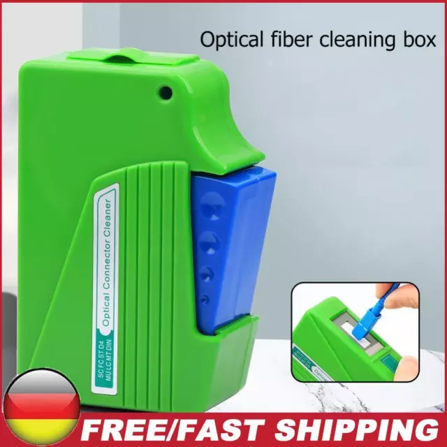 Fiber End Face Cleaning Box Wiping Tools Pigtail Fiber Optical Connector Cleaner
