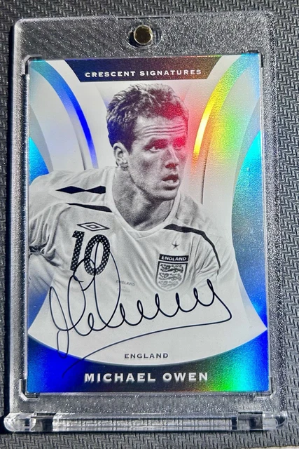 Michael Owen 2017 Panini Auto マイケル オーウェン 直筆サイン