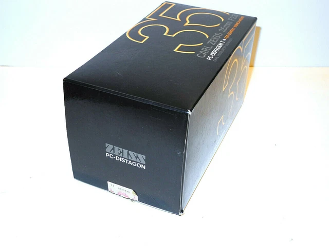 Box only no Lens Contax Carl Zeiss PC-Distagon T* 35mm f:2.8 C/Yashica