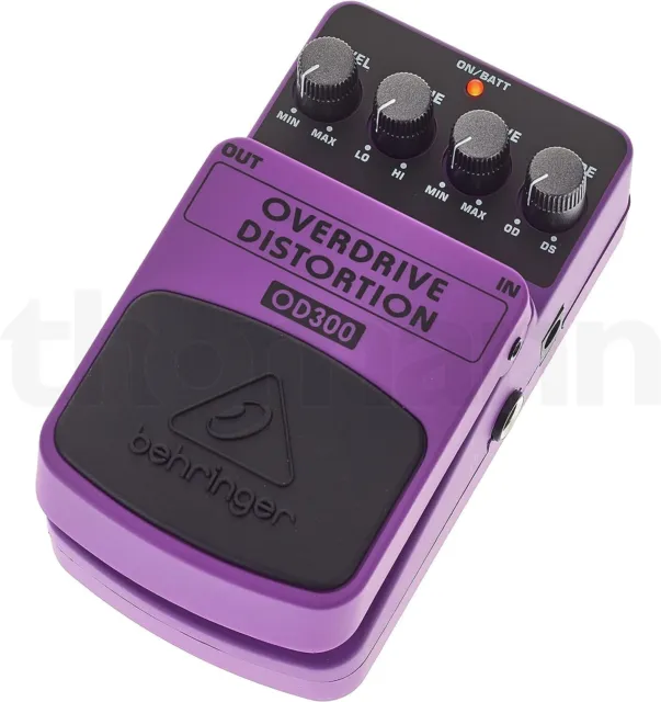 Behringer OVERDRIVE/DISTORTION OD300 2-Mode Overdrive/Distortion Effektpedal