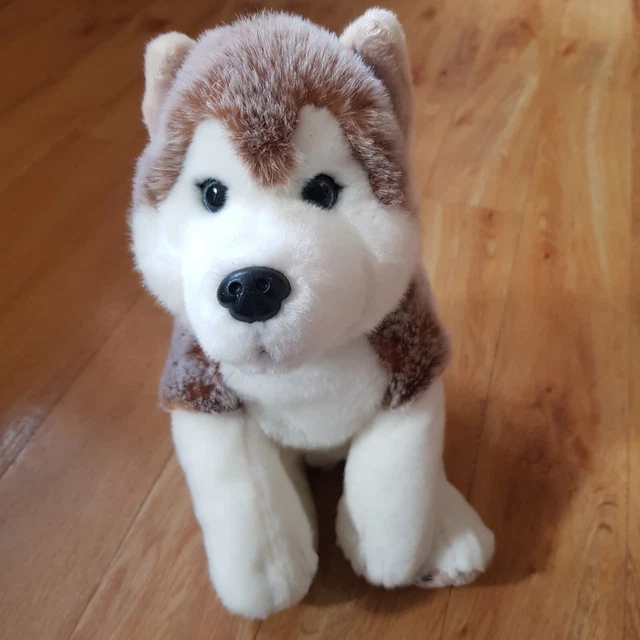 LAPLAND KEEL TOYS Arka Siberian Husky Wolf Puppy Dog Soft Toy Plush