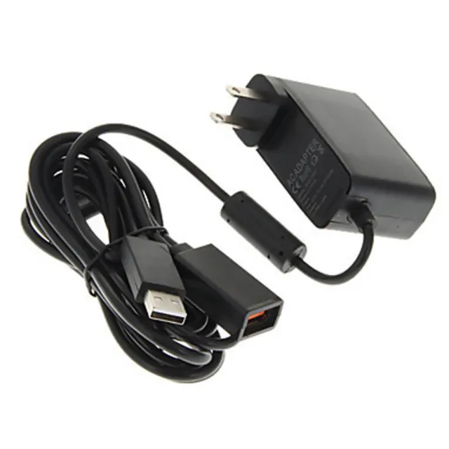 1* USB Charger AC Power Supply Adapter Cable For XBOX 360 Console Kinect Sensor