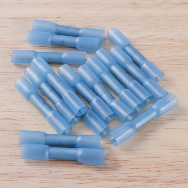 125 Connettori Termorestringenti Geepro - Impermeabili, Per Cavi 22-10GA (50Rosso, 50Blu, 25Giallo) - Foto 11