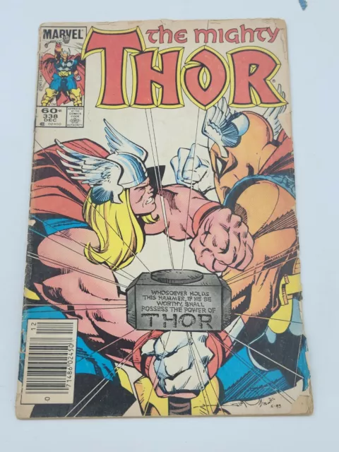 The Mighty Thor #338 - 2nd Appearance Beta Ray Bill - Newsstand 1983