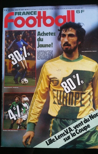 France Football N°1480 Du 13 Août 1974 - Rivelino, Bianchi, Lille