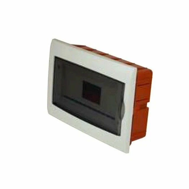 Centralino Incasso 12 Moduli Portello Fume'  Rifinitura Bianco 315X215X80 Mm